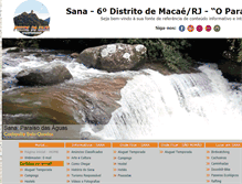 Tablet Screenshot of portaldosana.com.br